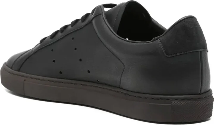 Leather Perforated Sneakers - Image 3