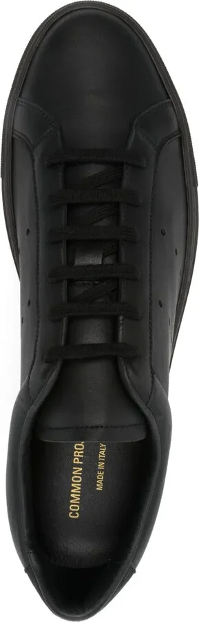 Leather Perforated Sneakers - Image 4