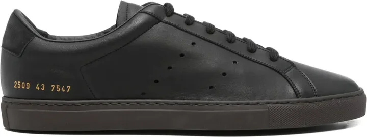 Leather Perforated Sneakers