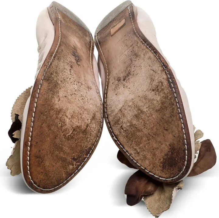 Leather-Petal Ballet Flats - Image 4