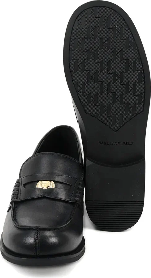 Leather-Plaque Loafers - Image 5