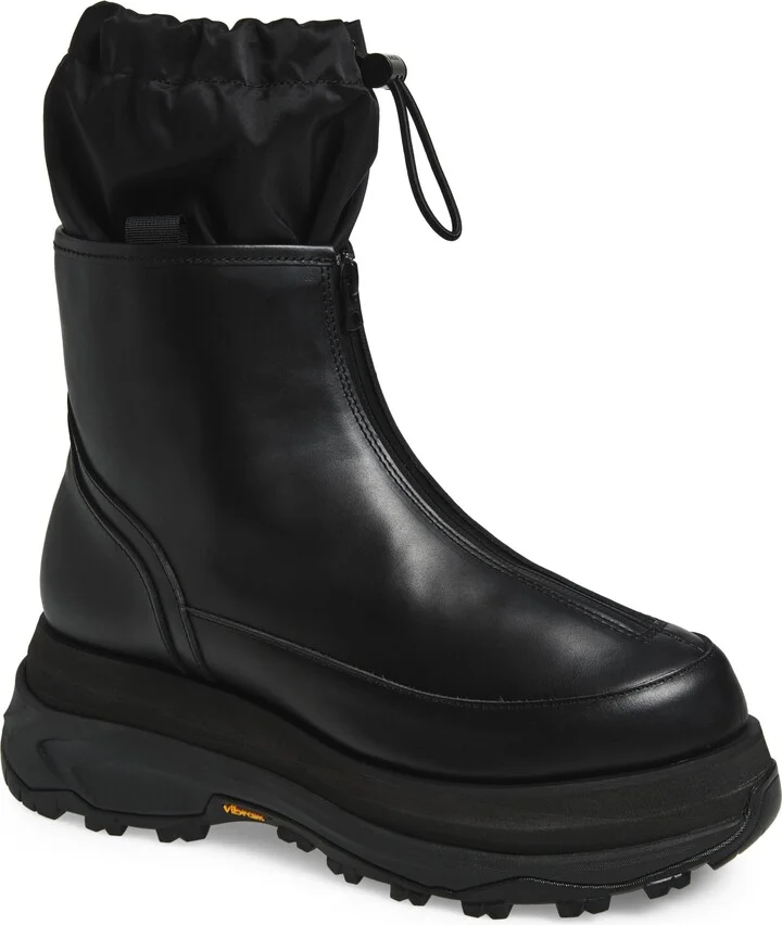 Leather Platform Boot