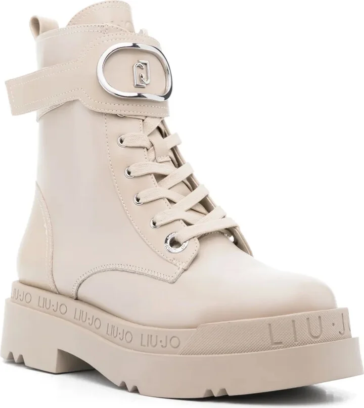 Leather Platform Boots - Image 2