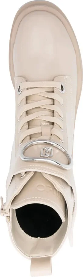Leather Platform Boots - Image 4