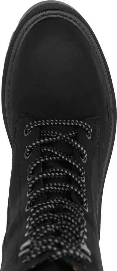 Leather Platform Boots - Image 4