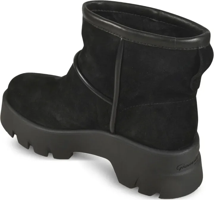 Leather Platform Boots - Image 4