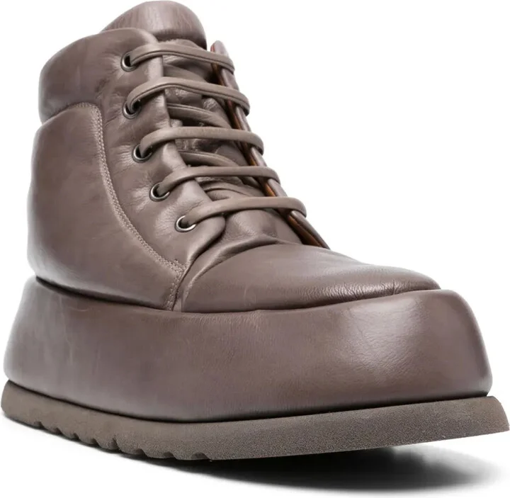 Leather Platform Boots - Image 2
