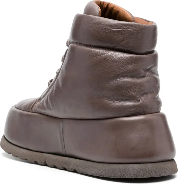 Leather Platform Boots - Image 3