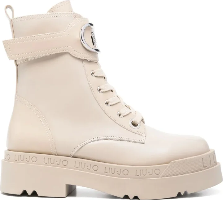 Leather Platform Boots