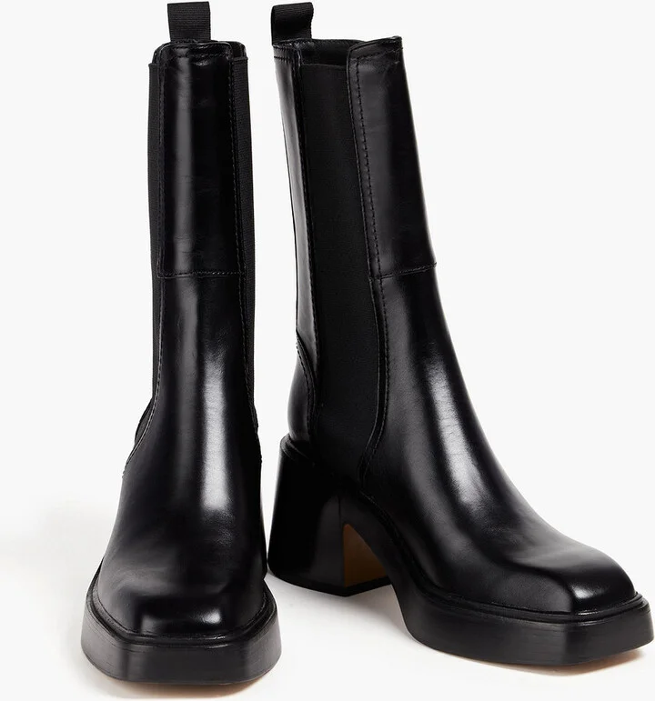 Leather platform Chelsea boots - Image 2