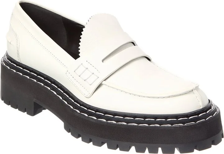 Leather Platform Loafer