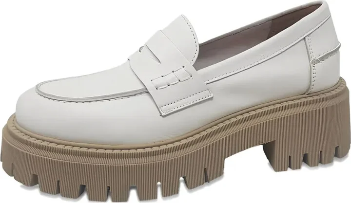 Leather Platform Loafers - Image 2
