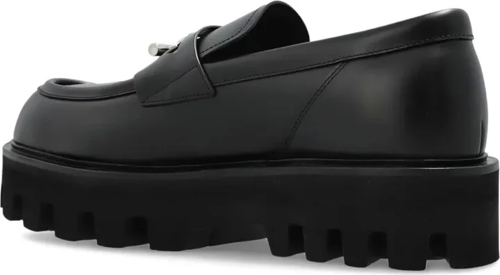 Leather Platform Loafers - Image 3
