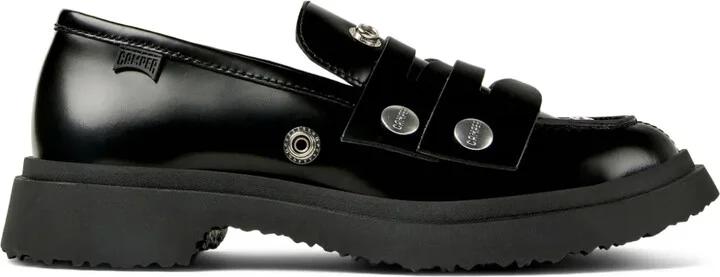 Leather Platform Loafers