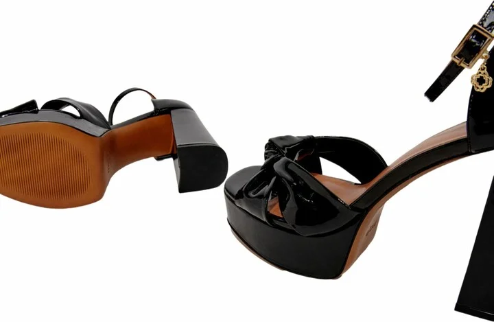 Leather platform sandals - Image 5