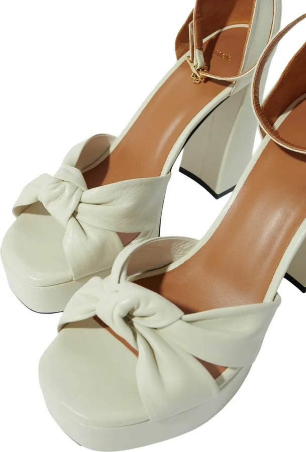 Leather platform sandals - Image 5