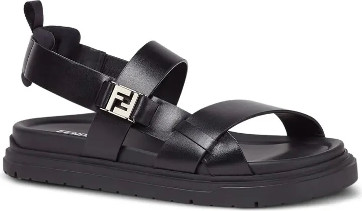 Leather Platform Sandals - Image 2