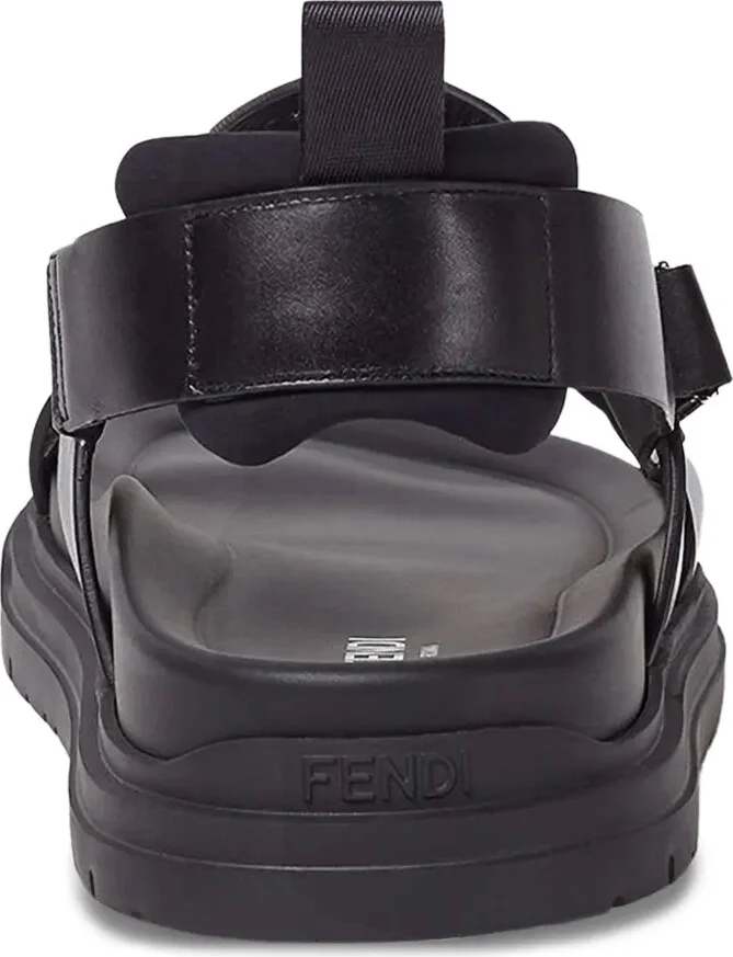 Leather Platform Sandals - Image 3