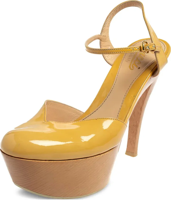 Leather Platform Sandals - Image 2