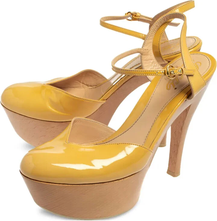 Leather Platform Sandals - Image 3