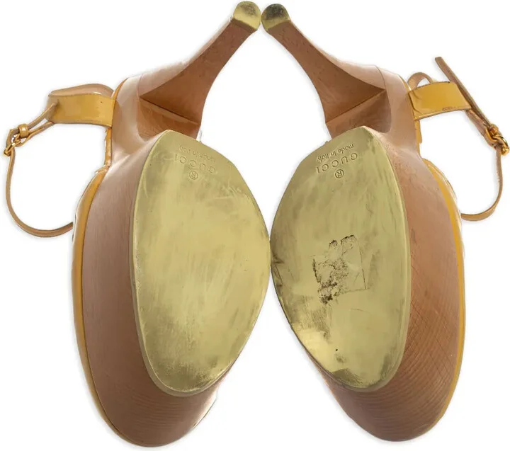 Leather Platform Sandals - Image 5