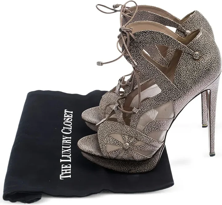 Leather Platform Sandals - Image 5