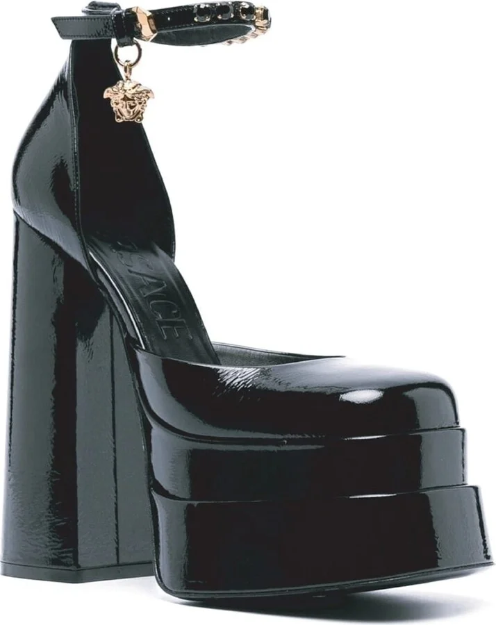 Leather Platform Sandals - Image 2
