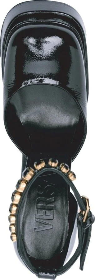 Leather Platform Sandals - Image 3