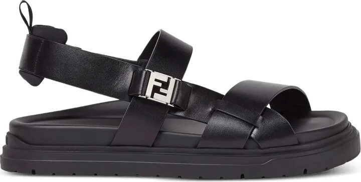 Leather Platform Sandals