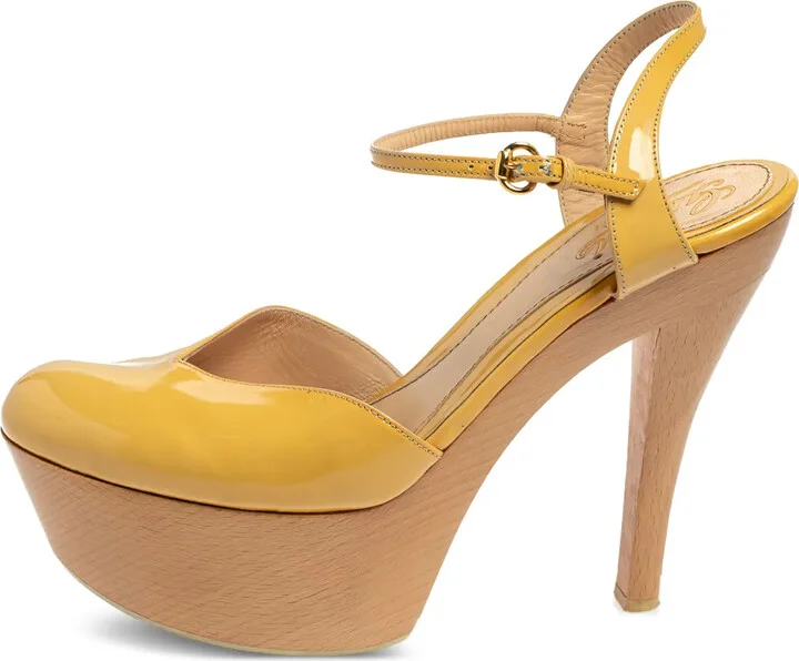 Leather Platform Sandals