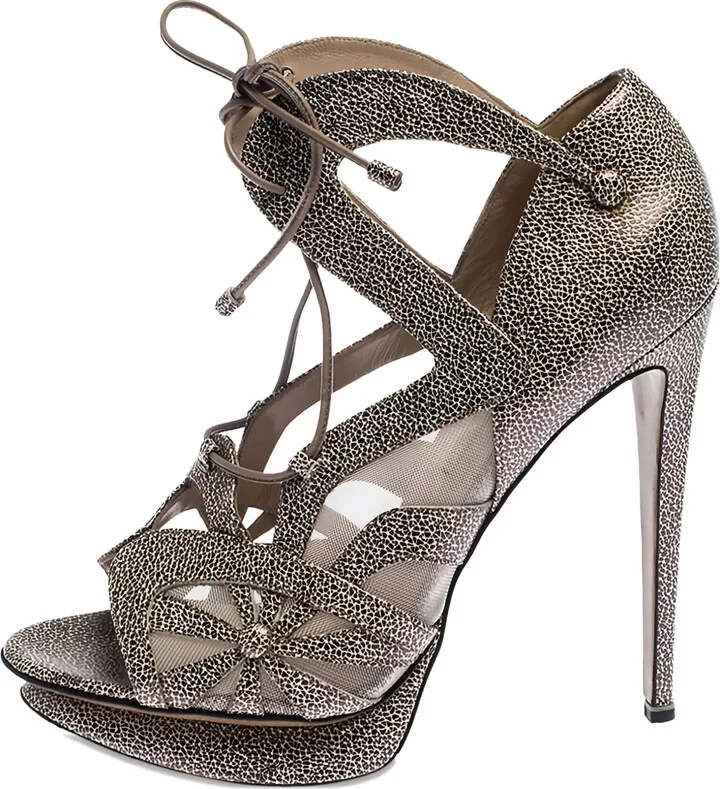 Leather Platform Sandals