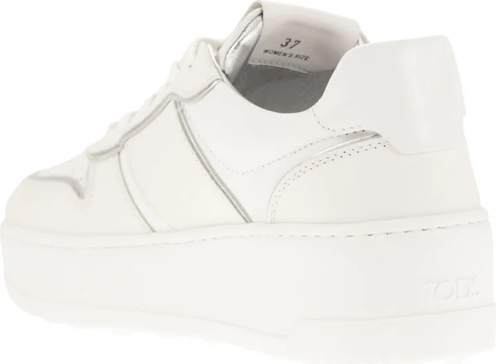 Leather Platform Sneakers - Image 3