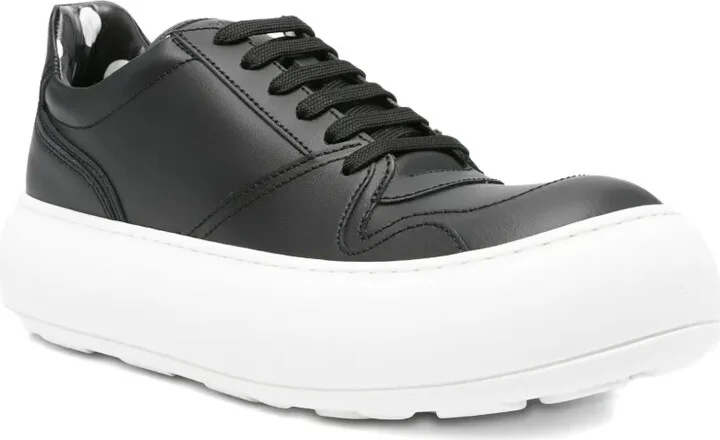 Leather Platform Sneakers - Image 2