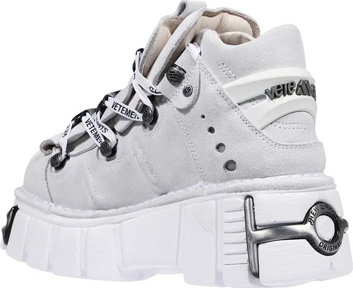 Leather Platform Sneakers - Image 3