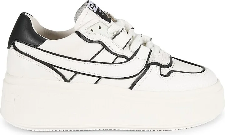 Leather Platform Sneakers