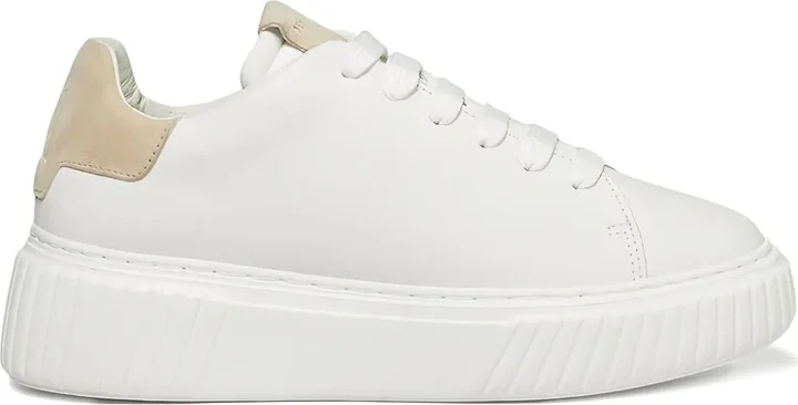 Leather Platform Sneakers