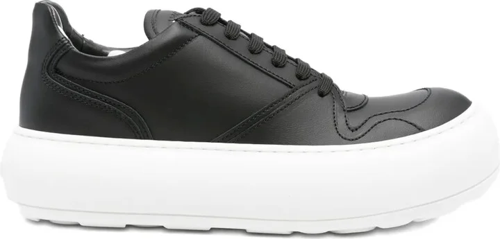 Leather Platform Sneakers
