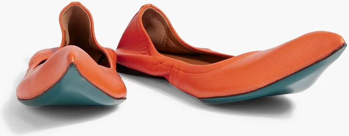 Leather point-toe flats - Image 2