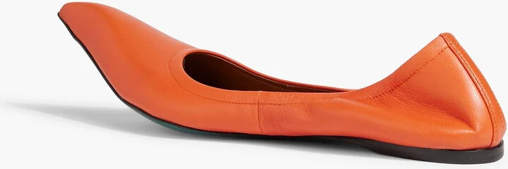 Leather point-toe flats - Image 3