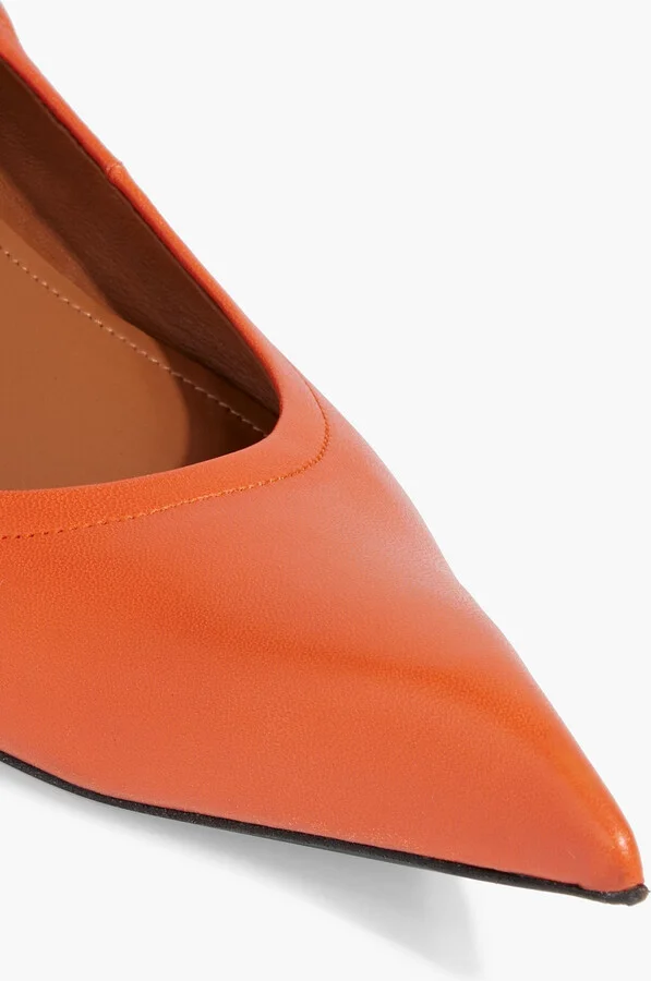 Leather point-toe flats - Image 4
