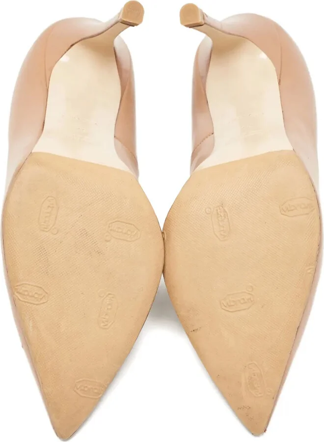Leather Point Toe Pumps - Image 4