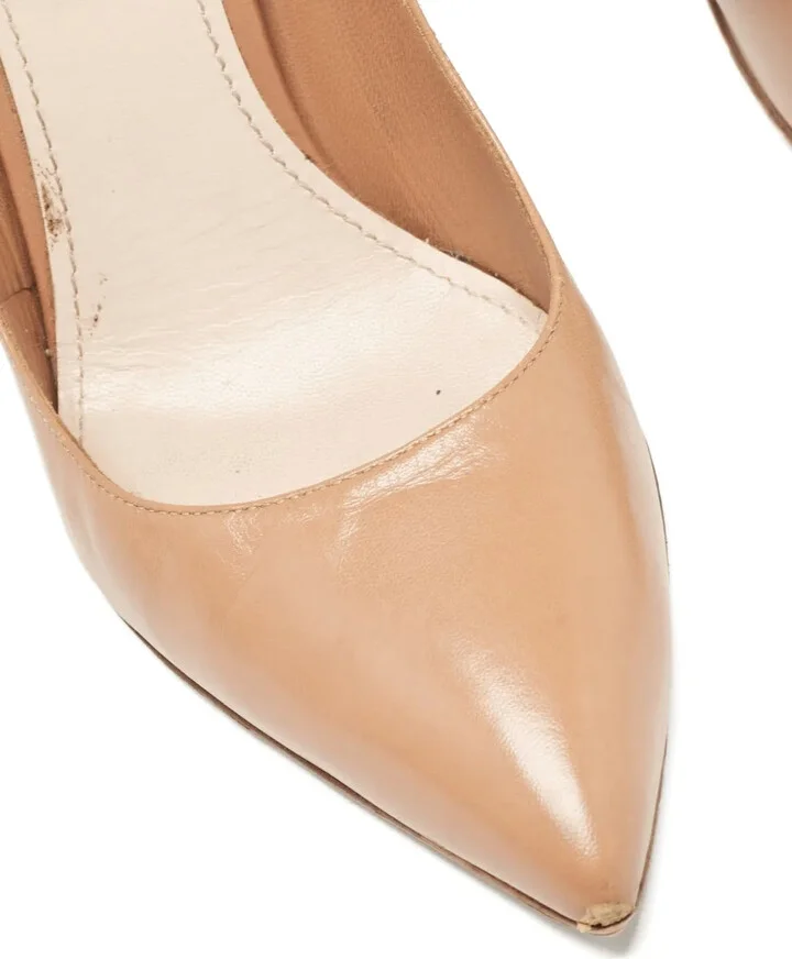 Leather Point Toe Pumps - Image 5