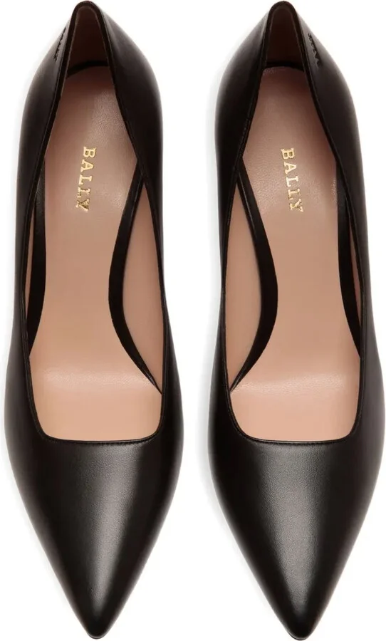 Leather Pointed-Toe Pumps - Image 4