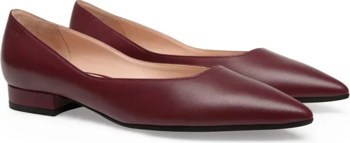 Leather Pointed-Toe Pumps - Image 2