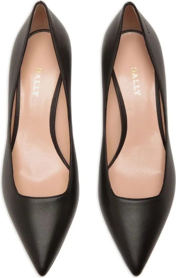Leather Pointed-Toe Pumps - Image 3