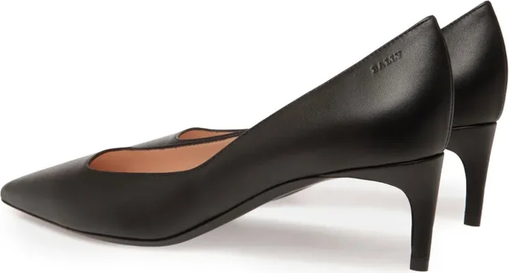 Leather Pointed-Toe Pumps - Image 4