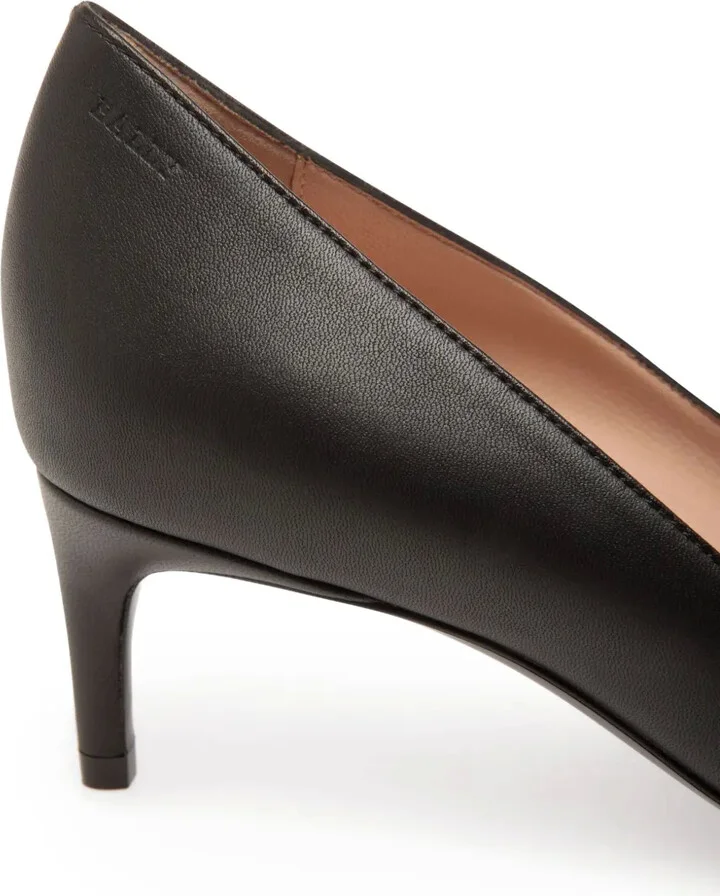 Leather Pointed-Toe Pumps - Image 5