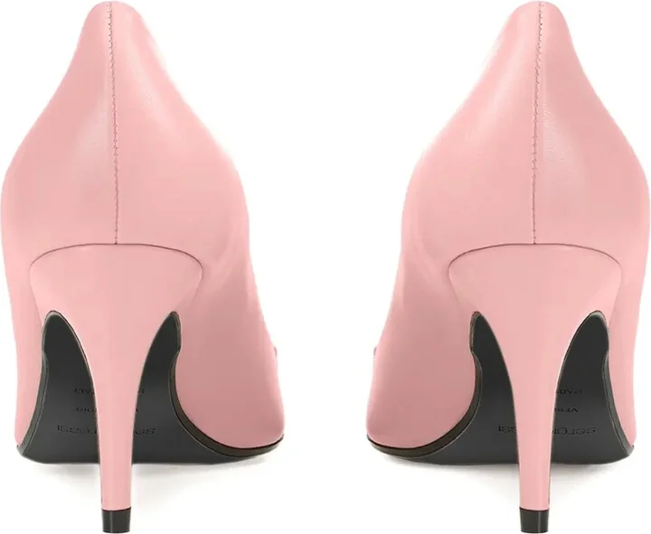 Leather Pointed-Toe Pumps - Image 3