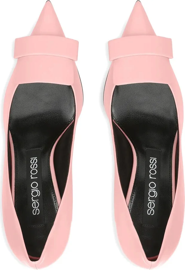 Leather Pointed-Toe Pumps - Image 4