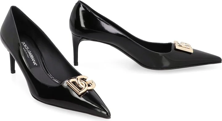 Leather Pointy-toe Pumps - Image 3